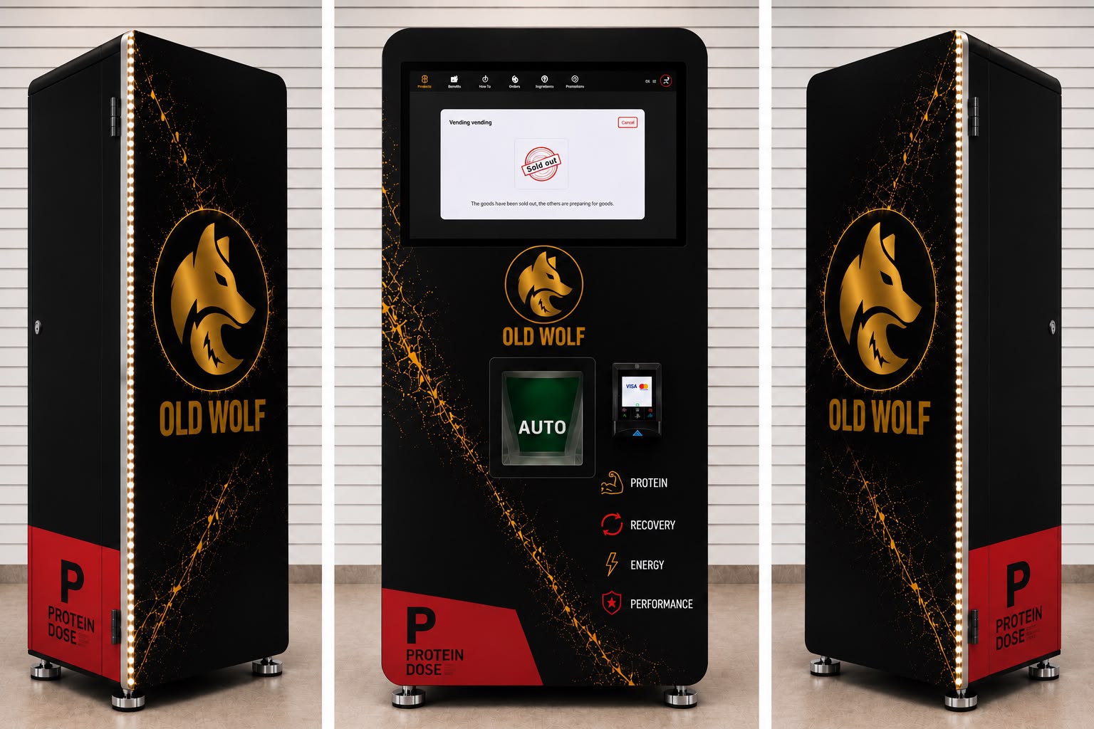 Old Wolf Fuel — Machine à shakes protéinés
